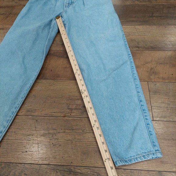 UNIONBAY Vintage High-Rise Jeans Light Wash Size 5 Relaxed Fit Tapered (22x28) - Picture 7 of 10